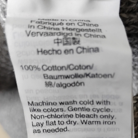 J. Crew Mercantile Textured 100% Cotton Sweater Size L Casual Fall - Picture 6 of 7